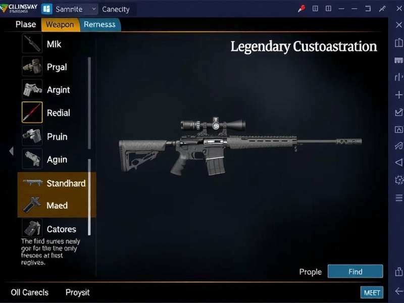 Extensive customization options in Legendary Marksman Master Weapon customization screen